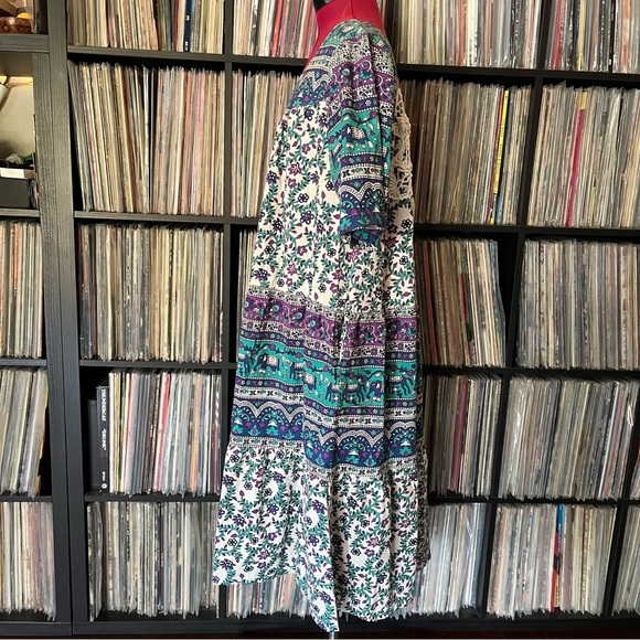 Vermont donuts stealie phish upcycled cotton L hippie 90s mandala SYF 🩵⭕️💜♻️ - Picture 5 of 10